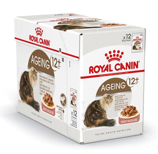 12x85g Royal Canin Ageing 12+ in Salsa – Umido per Gatti