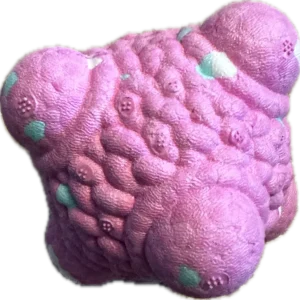 Gioco Masticabile a Forma di Stella Morbida per Cani - Colore Rosa